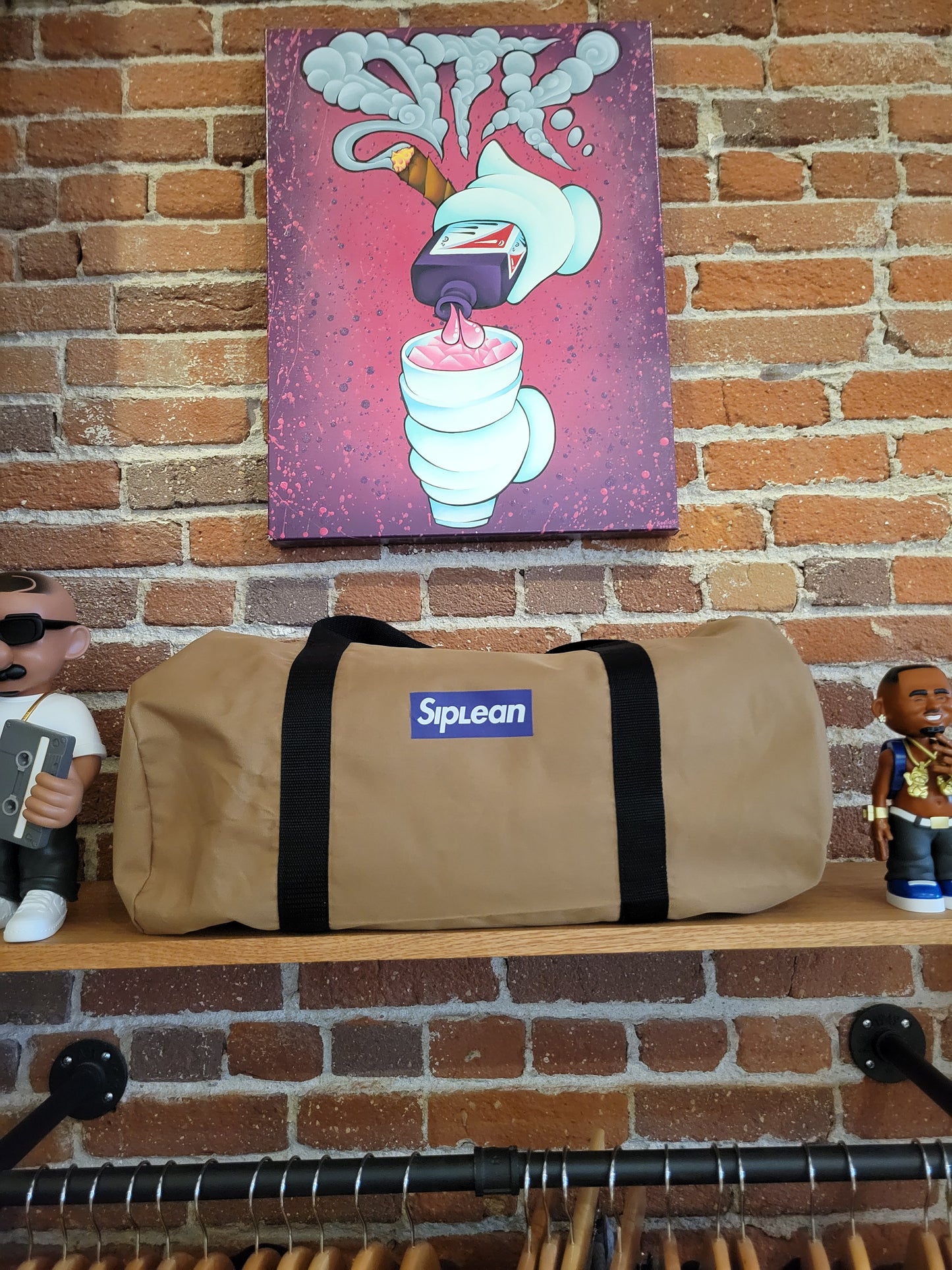 Siplean Khaki Duffle Bag
