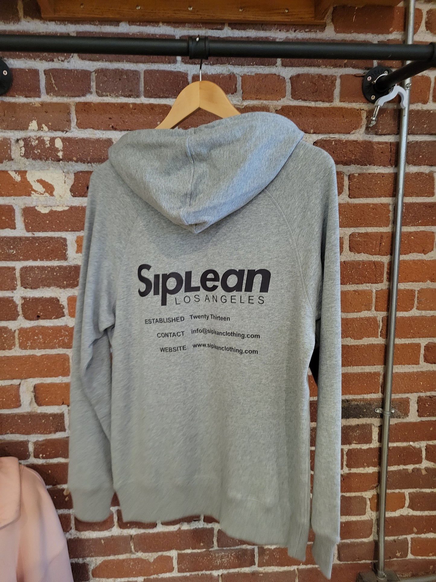 Siplean Kurt Cobain Heather Grey Hooded Sweatshirt